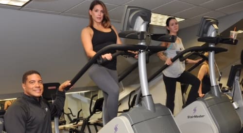 Stair Masters Cardio Floor Montrose Gym Near Me Feature