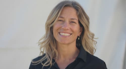 a head shot of jackie, a certified personal trainer at a montrose gym