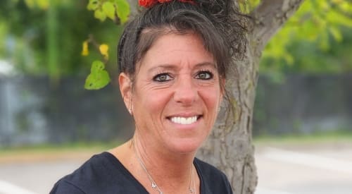 a head shot of michelle, a certified personal trainer at a montrose gym